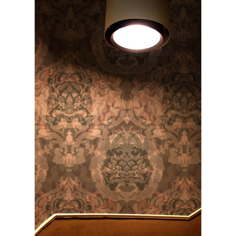 Skull Damask Superwide Wallpaper by Timorous Beasties - Additional Image 4