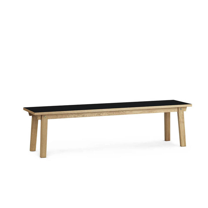 Slice Bench 14.96 x 63" Linoleum by Normann Copenhagen