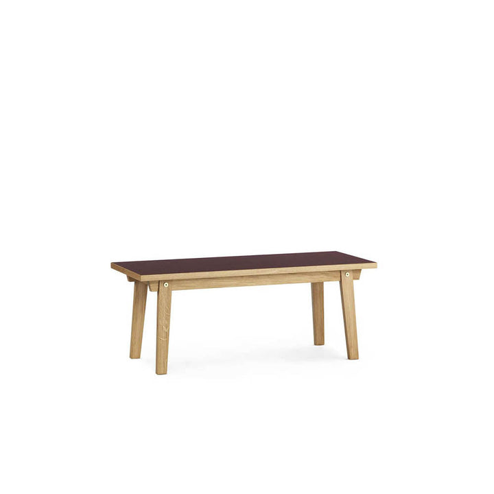 Slice Coffee Table 16.53 x 39.37" Linoleum by Normann Copenhagen