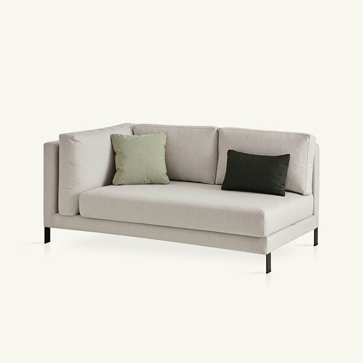 Slim Outdoor Chaise Left Side Module by Expormim