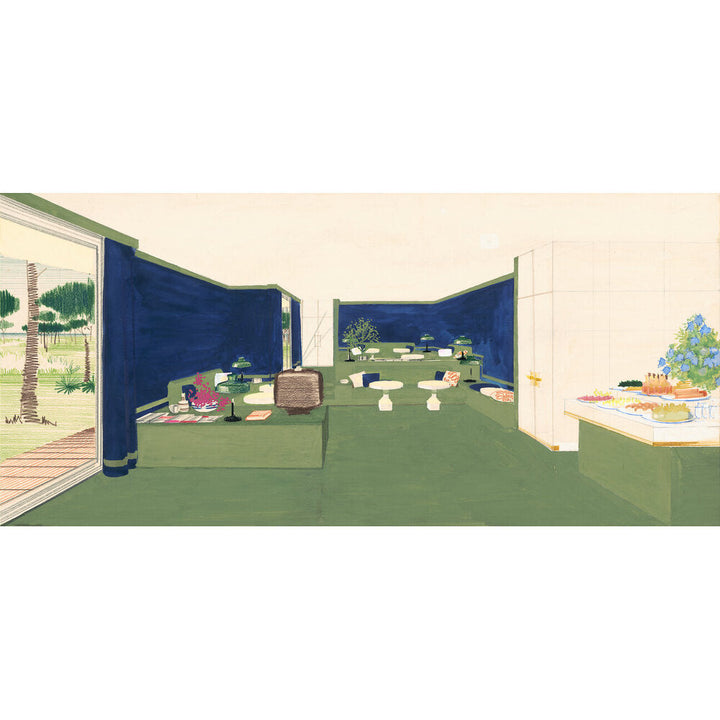 Snack room youth Real Club de Golf del Prat, El Prat de Llobregat Painting by Santa & Cole
