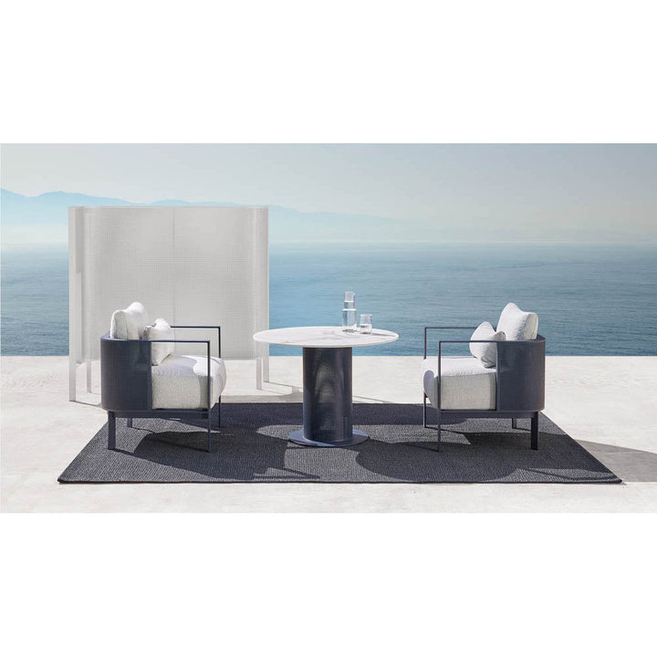 Solanas Club Armchair Table Diameter 90 by GandiaBlasco