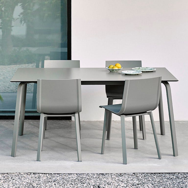 Stack Outdoor Dining Table by Gandiablasco