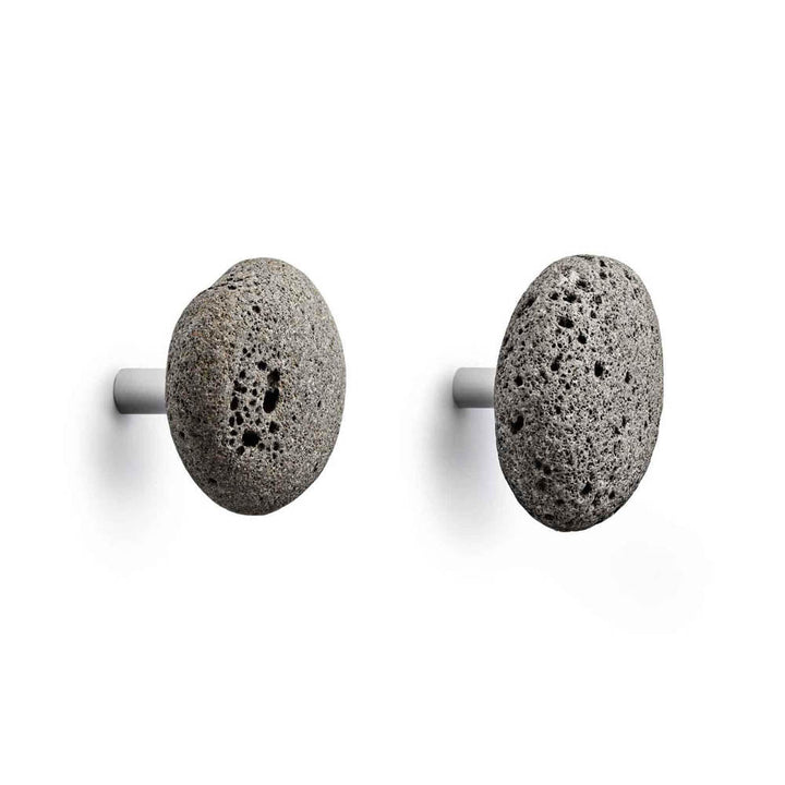 Stone Hooks - 2 Pcs Grey by Normann Copenhagen