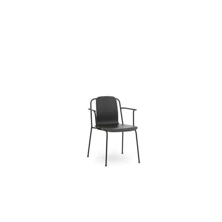 Studio Armchair Black Steel by Normann Copenhagen