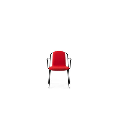Studio Armchair Full Upholstery Black Steel Leg by Normann Copenhagen - Additional Image 2