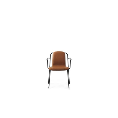 Studio Armchair Full Upholstery Black Steel Leg by Normann Copenhagen - Additional Image 3