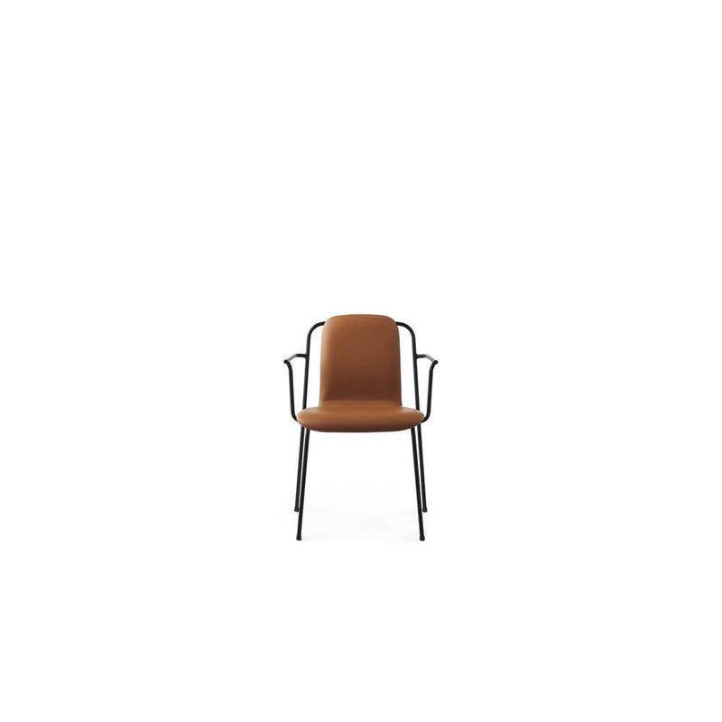 Studio Armchair Full Upholstery Black Steel Leg by Normann Copenhagen - Additional Image 3