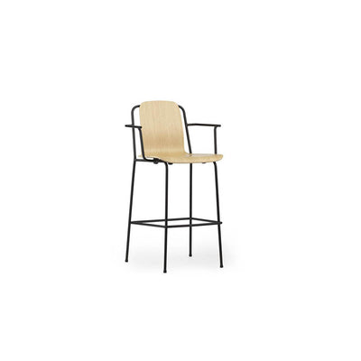 Studio Bar Armchair Black Steel Leg by Normann Copenhagen - Additional Image 4