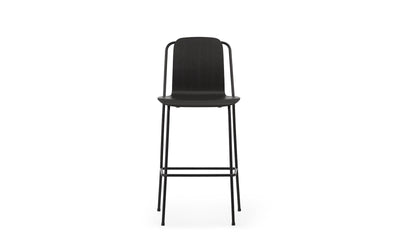 Studio 29" Seat Height Black Steel/black Bar Chair - Additional Image 1