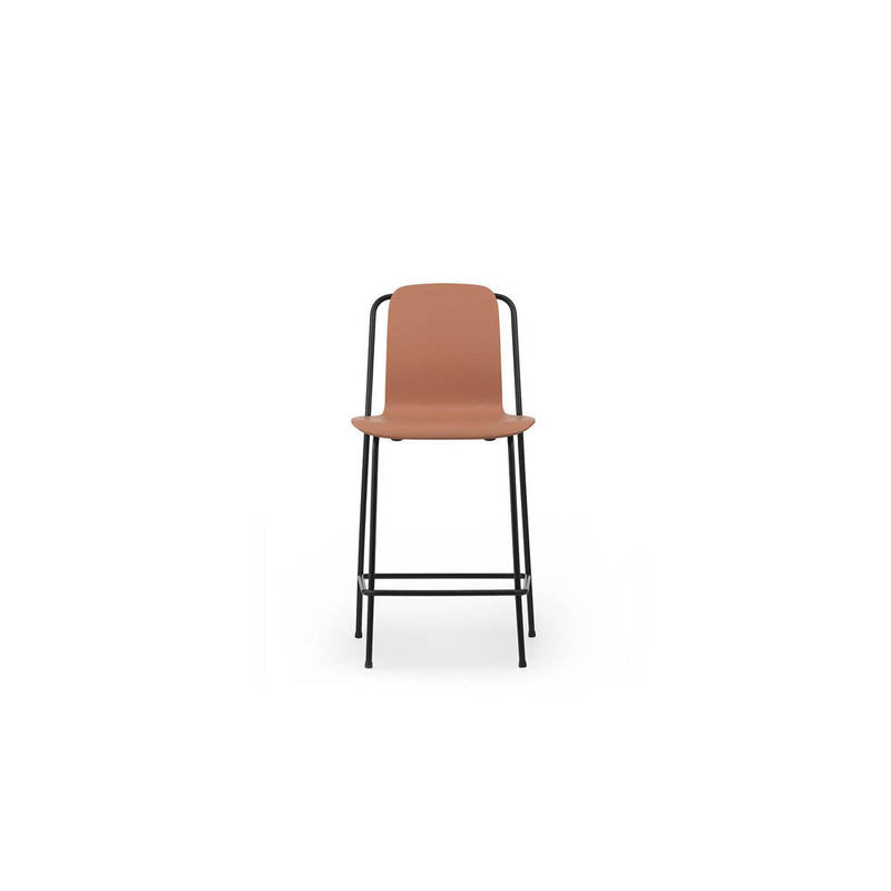 Studio Bar Chair Black Steel Leg by Normann Copenhagen - Additional Image 6