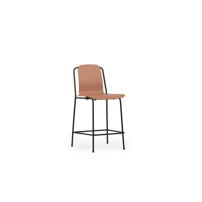 Studio Bar Chair Black Steel Leg by Normann Copenhagen