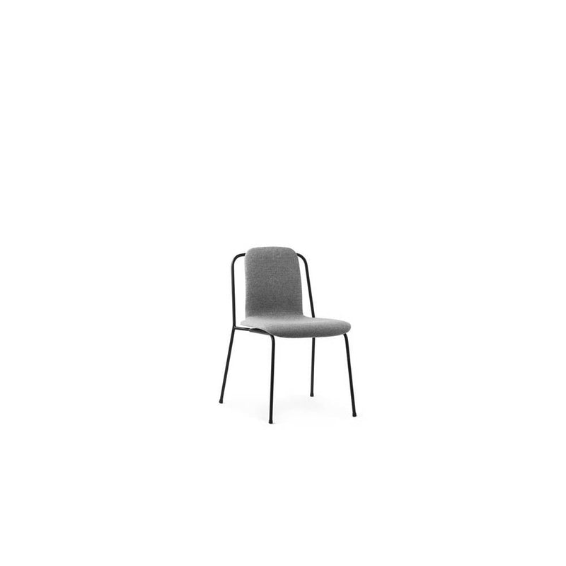 Studio Chair Full Upholstery Black Steel/ Synergy by Normann Copenhagen