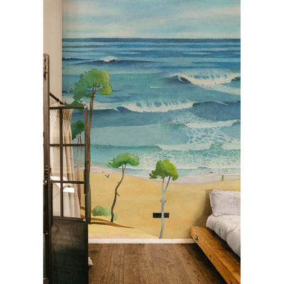 Surf Longboard Bespoke Wallpaper by Isidore Leroy - Additional Image - 2