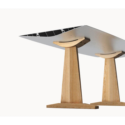 Table B 35" Wood Trestle by Barcelona Design - Additional Image - 1