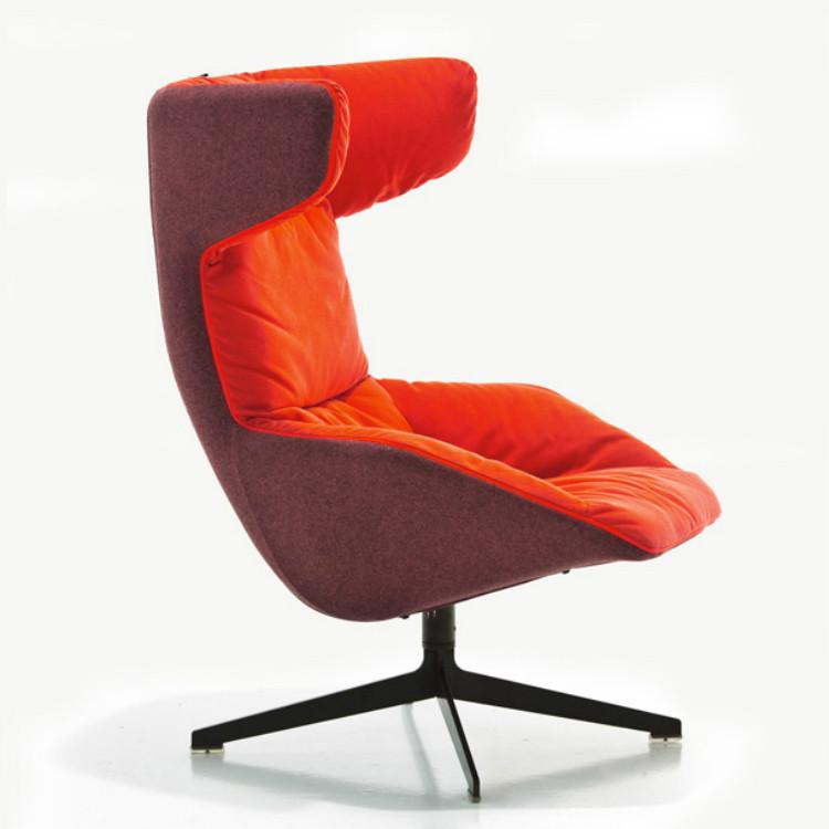 Take a Soft Line for a Walk Lounge Chair by Moroso