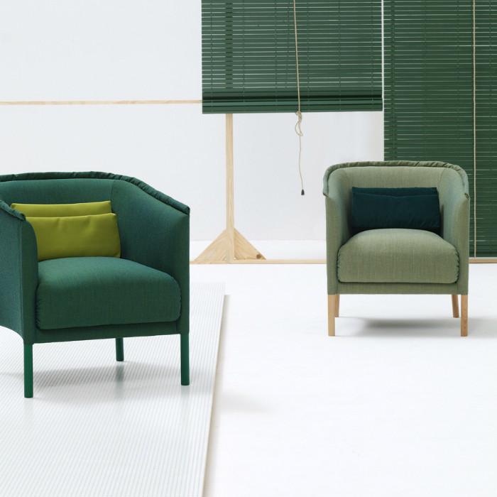 Sancal Talo アームチェア 生地：ブラック