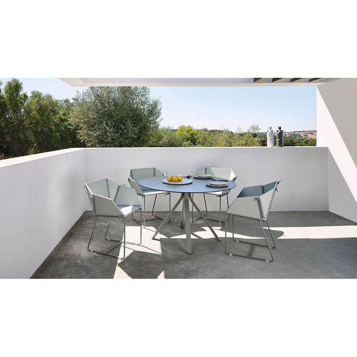 Textile Dining Armchair by GandiaBlasco