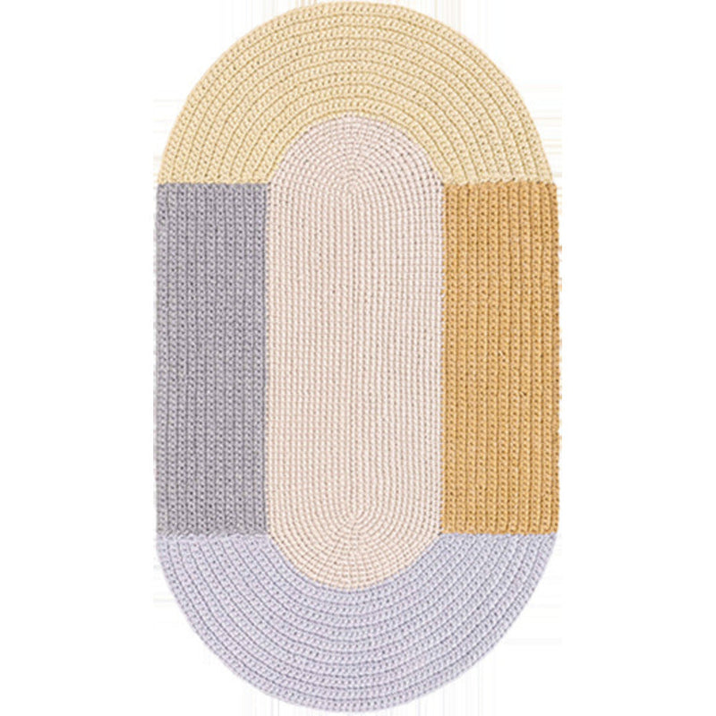 The Crochet Collection Embroidery Mono Rug by GAN