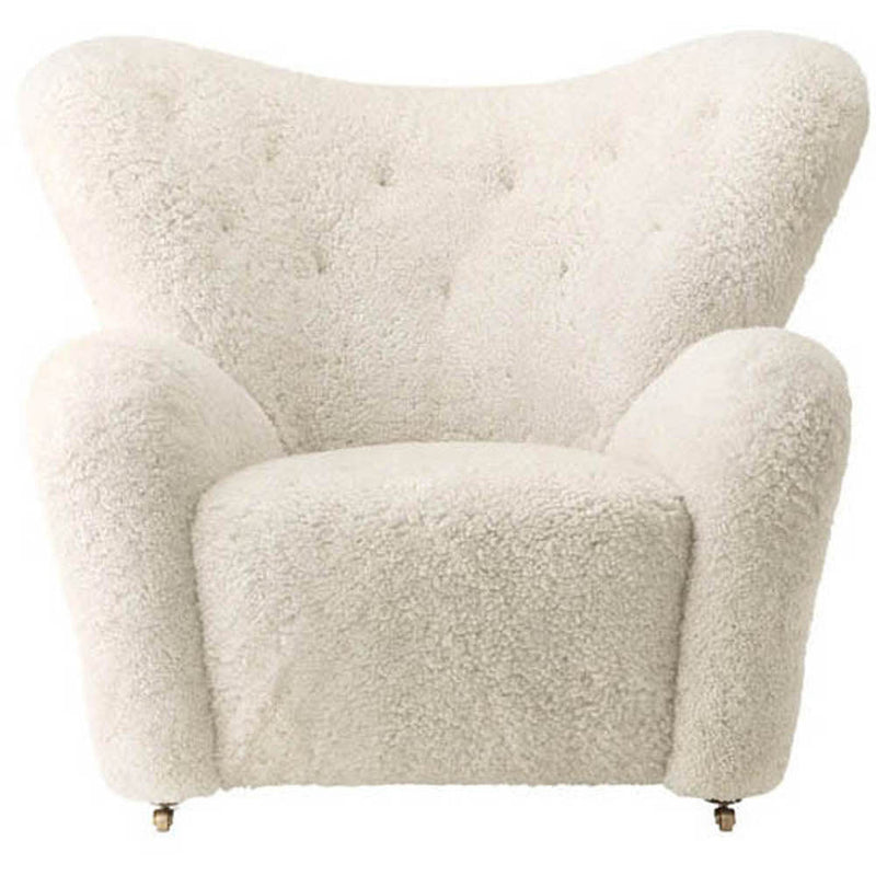 The Tired Man Lounge Chair, Sheepskin by Audo Copenhagen - Additional Image - 3