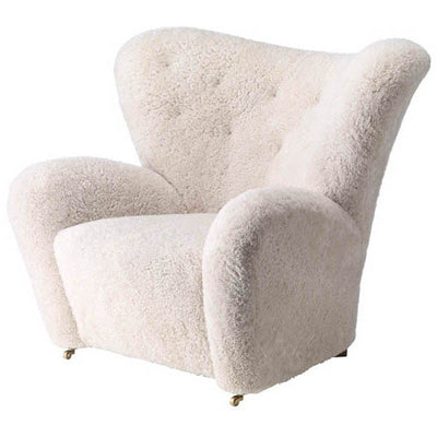 The Tired Man Lounge Chair, Sheepskin by Audo Copenhagen - Additional Image - 1