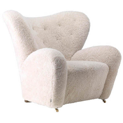 The Tired Man Lounge Chair, Sheepskin by Audo Copenhagen - Additional Image - 2