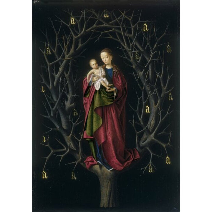 The Virgin of the dry tree Painting by Santa & Cole
