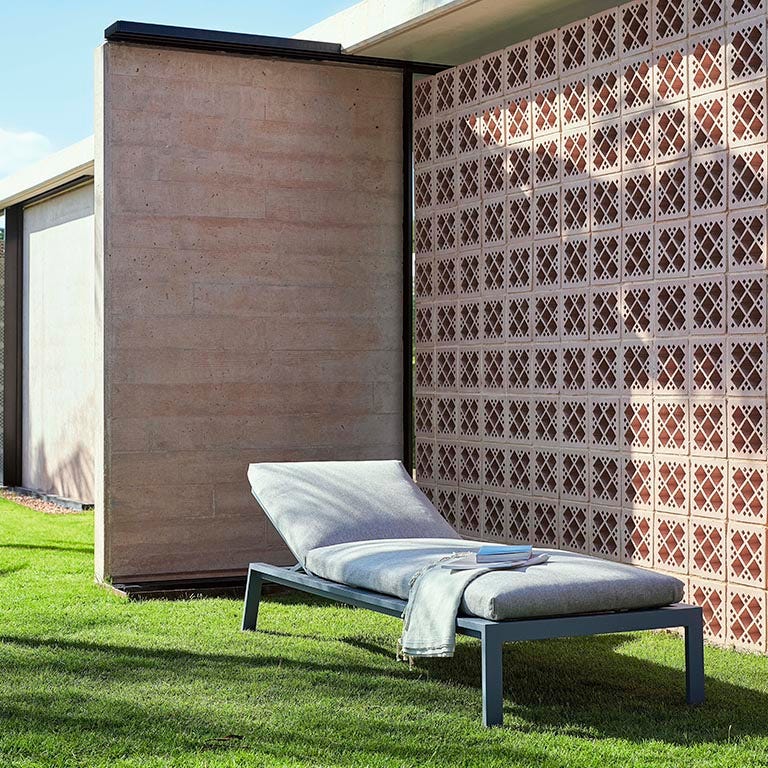 Timeless Outdoor Chaise Lounge by Gandiablasco