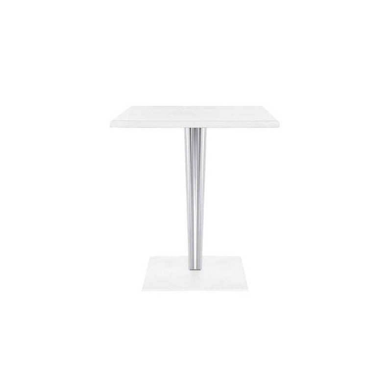 Toptop for Dr.Yes Square Cafe Table with Pleated Square Leg and Square Base by Kartell - Additional Image 2