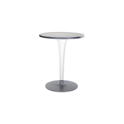 Toptop Round Cafe Table with Rounded Pleated Leg and Rounded Base by Kartell - Additional Image 3