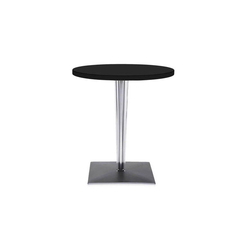 Toptop Round Cafe Table with Square Pleated Leg and Square Base by Kartell - Additional Image 8