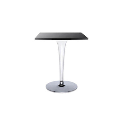 Toptop Square Cafe Table with Rounded Pleated Leg and Rounded Base by Kartell - Additional Image 1