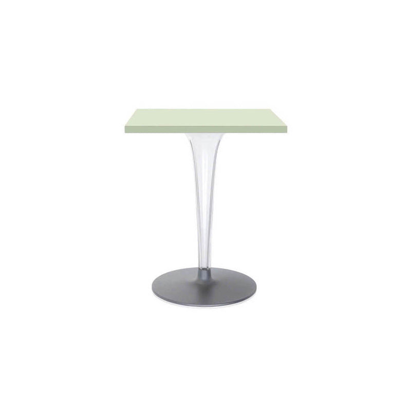 Toptop Square Cafe Table with Rounded Pleated Leg and Rounded Base by Kartell - Additional Image 2