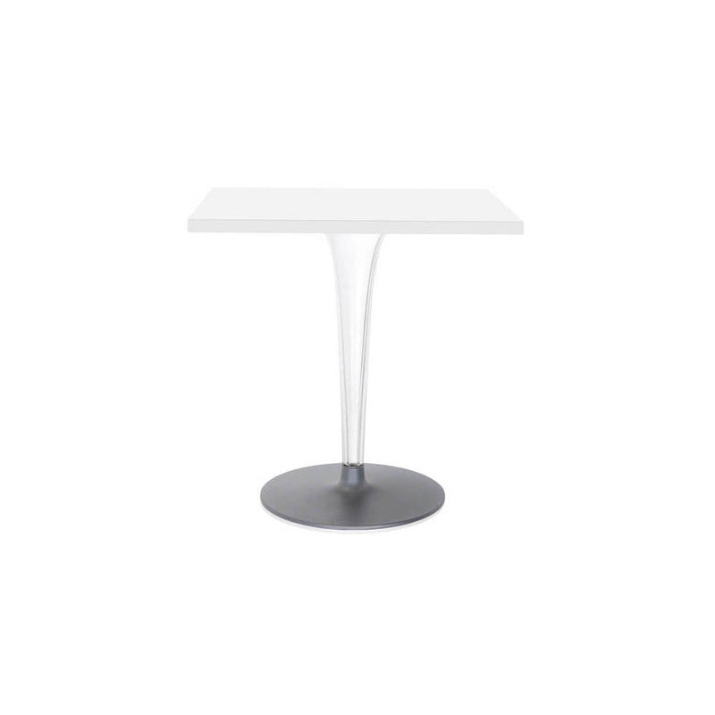 Toptop Square Cafe Table with Rounded Pleated Leg and Rounded Base by Kartell - Additional Image 3