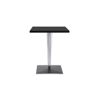Toptop Square Cafe Table with Square Pleated Leg and Square Base by Kartell - Additional Image 1
