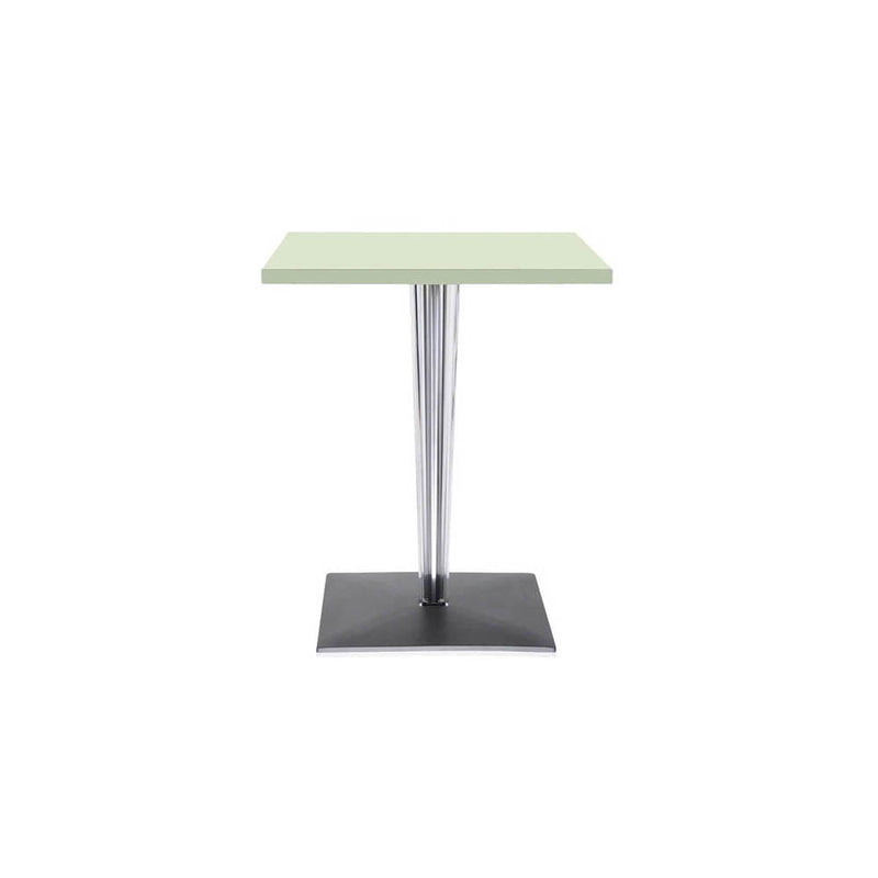 Toptop Square Cafe Table with Square Pleated Leg and Square Base by Kartell - Additional Image 2