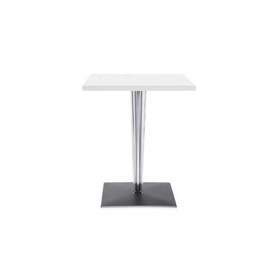 Toptop Square Cafe Table with Square Pleated Leg and Square Base by Kartell - Additional Image 3