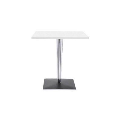 Toptop Square Cafe Table with Square Pleated Leg and Square Base by Kartell - Additional Image 5