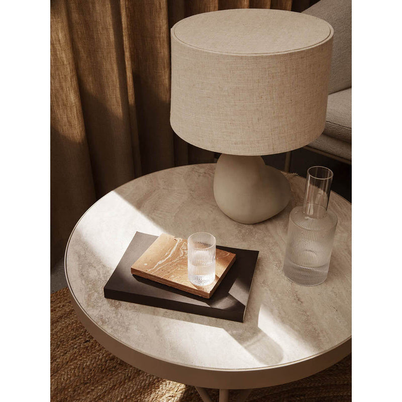 Travertine Table - Cashmere by Ferm Living - Additional Image 3