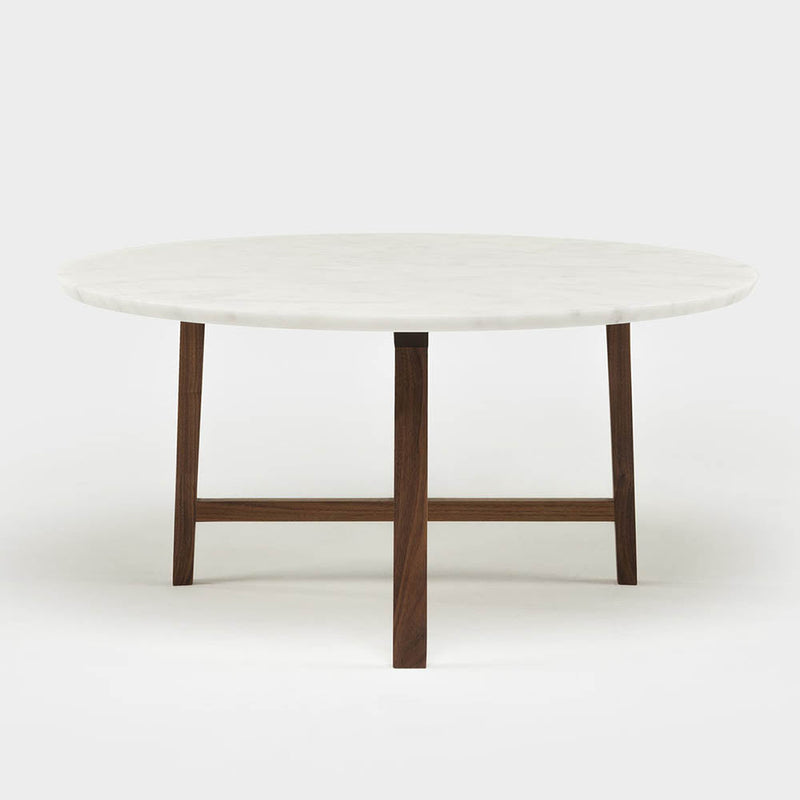Trio Round Coffee Table With Stone Top by De La Espada Additional Image - 1