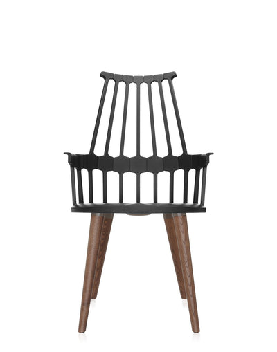 Comback Chair (4 Wooden Legs) Set of 2 by Kartell