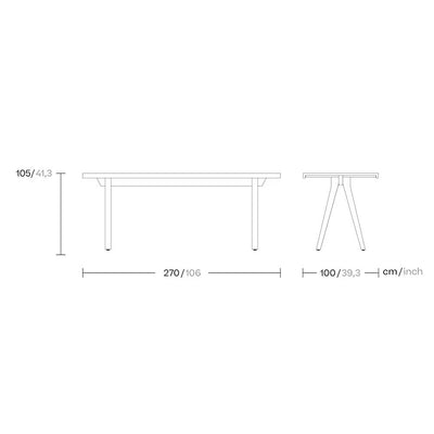 Vieques High Table 10 Guests Aluminium Legs By Kettal Additional Image - 3
