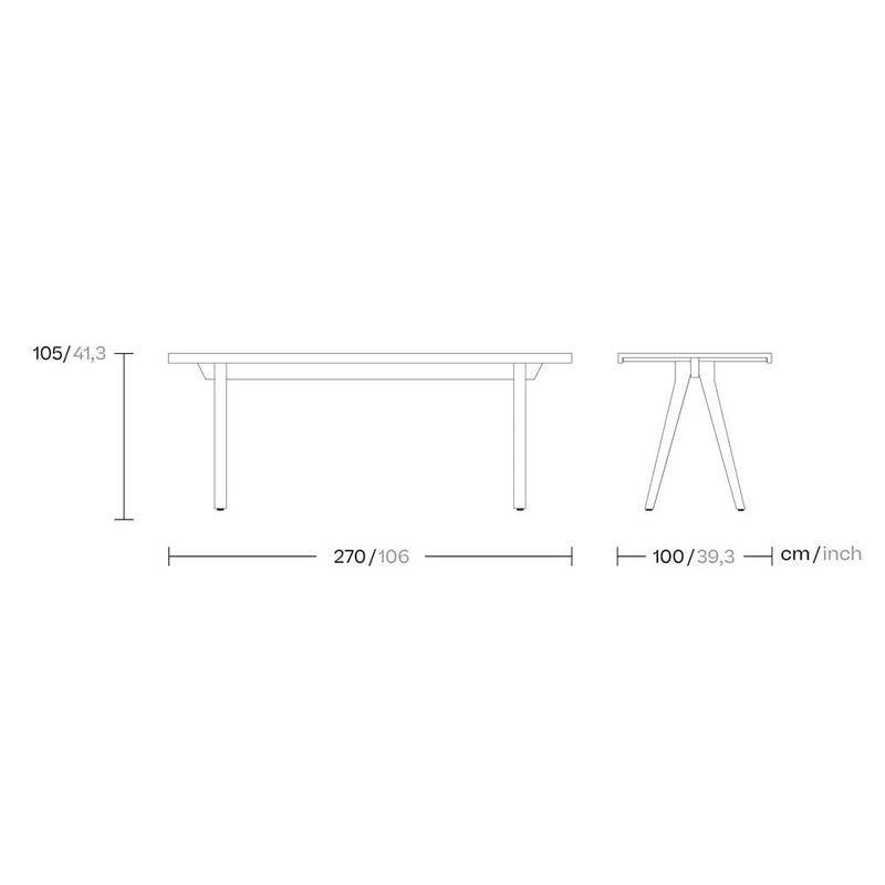 Vieques High Table 10 Guests Aluminium Legs By Kettal Additional Image - 3