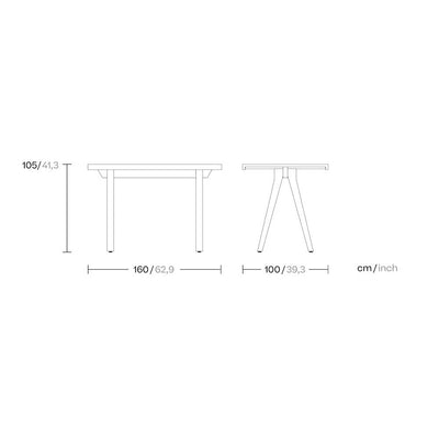 Vieques High Table 63 Inch Aluminium Legs By Kettal Additional Image - 3