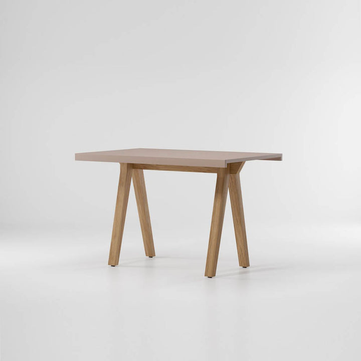 Vieques High Table 63 Inch Teak Legs By Kettal