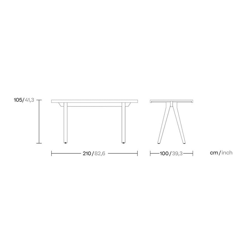 Vieques High Table 8 Guests Aluminium Legs By Kettal Additional Image - 3