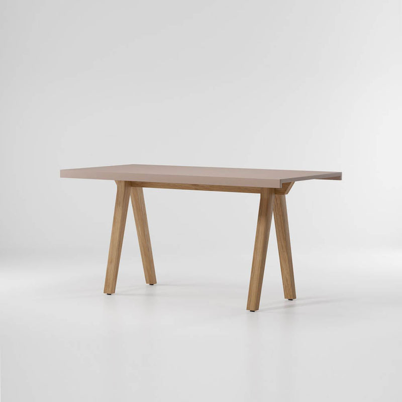 Vieques High Table 8 Guests Teak Legs By Kettal