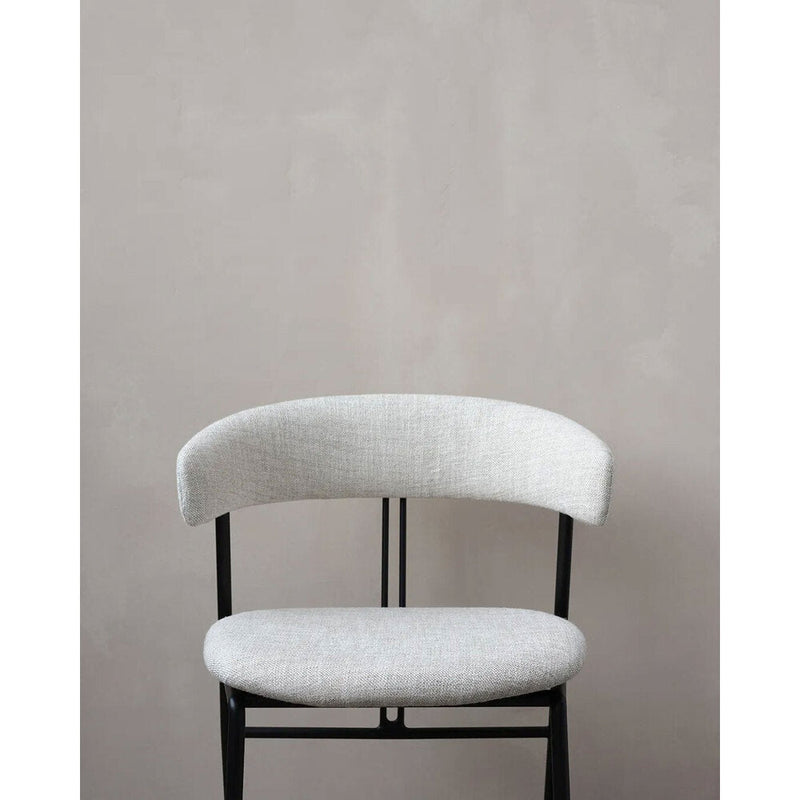 Violin Dining Chair Fully Upholstered by Gubi