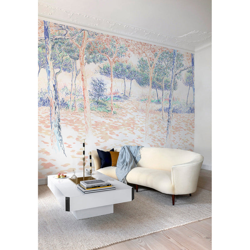 Walk Under The Bespoke Pines Wallpaper by Isidore Leroy - Additional Image - 4