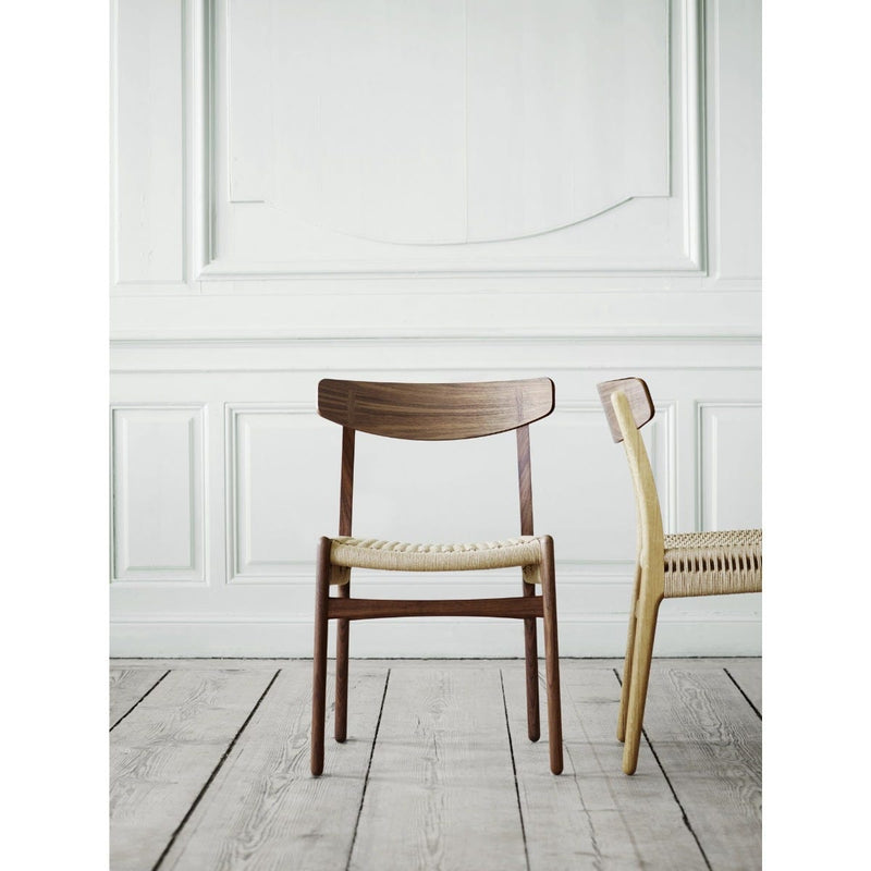 Quick Ship CH23 Dining Chair in Oiled Walnut by Carl Hansen & Son